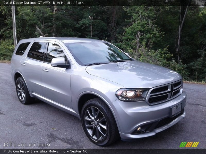 Billet Metallic / Black 2018 Dodge Durango GT AWD