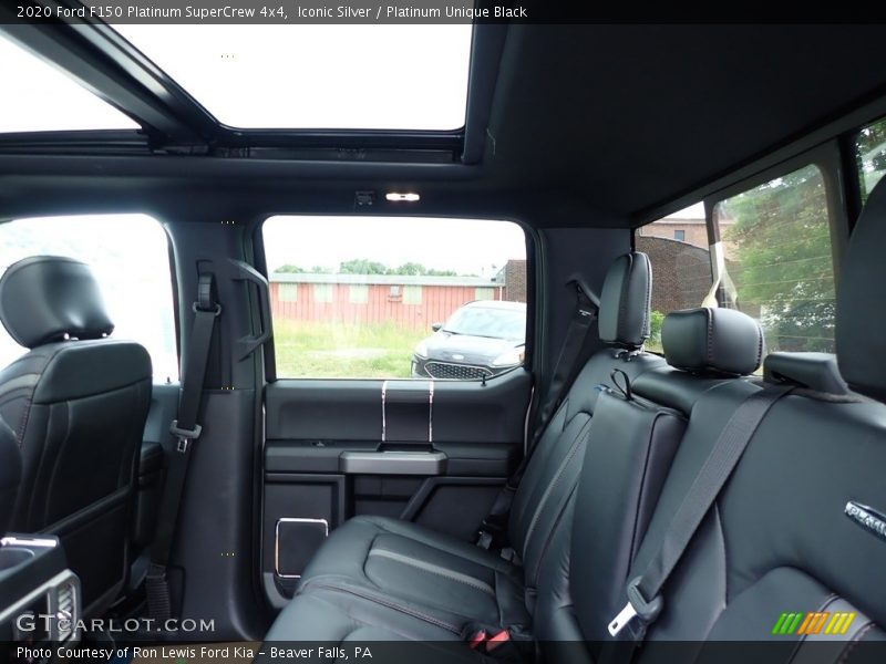 Iconic Silver / Platinum Unique Black 2020 Ford F150 Platinum SuperCrew 4x4