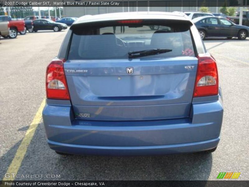 Marine Blue Pearl / Pastel Slate Gray 2007 Dodge Caliber SXT