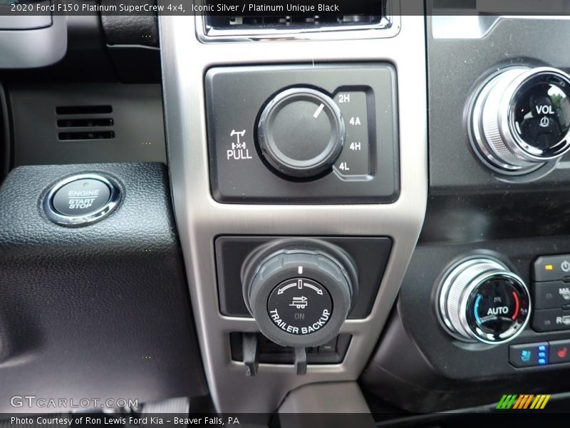 Iconic Silver / Platinum Unique Black 2020 Ford F150 Platinum SuperCrew 4x4