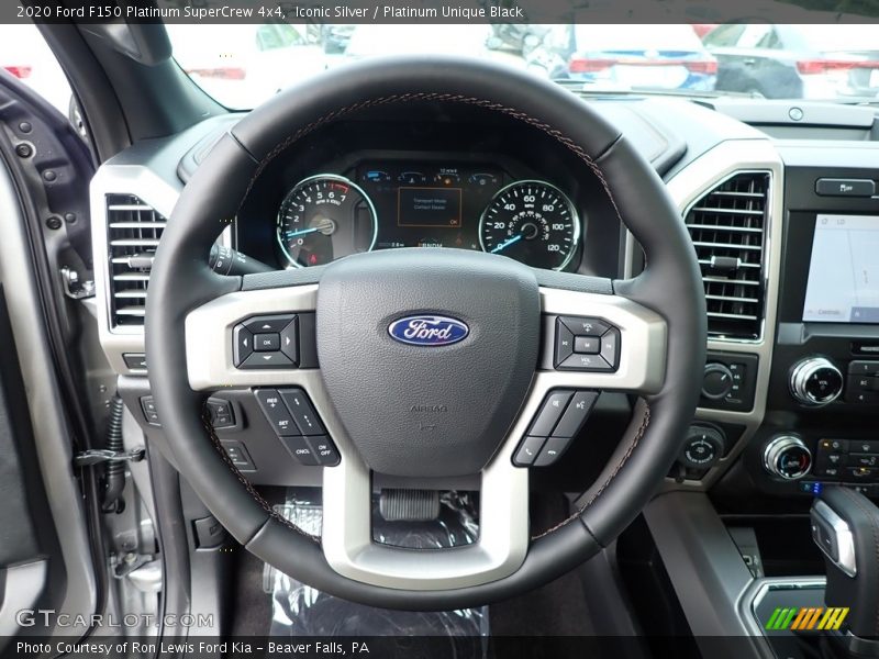 Iconic Silver / Platinum Unique Black 2020 Ford F150 Platinum SuperCrew 4x4