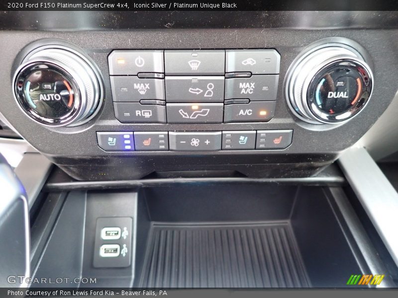 Iconic Silver / Platinum Unique Black 2020 Ford F150 Platinum SuperCrew 4x4