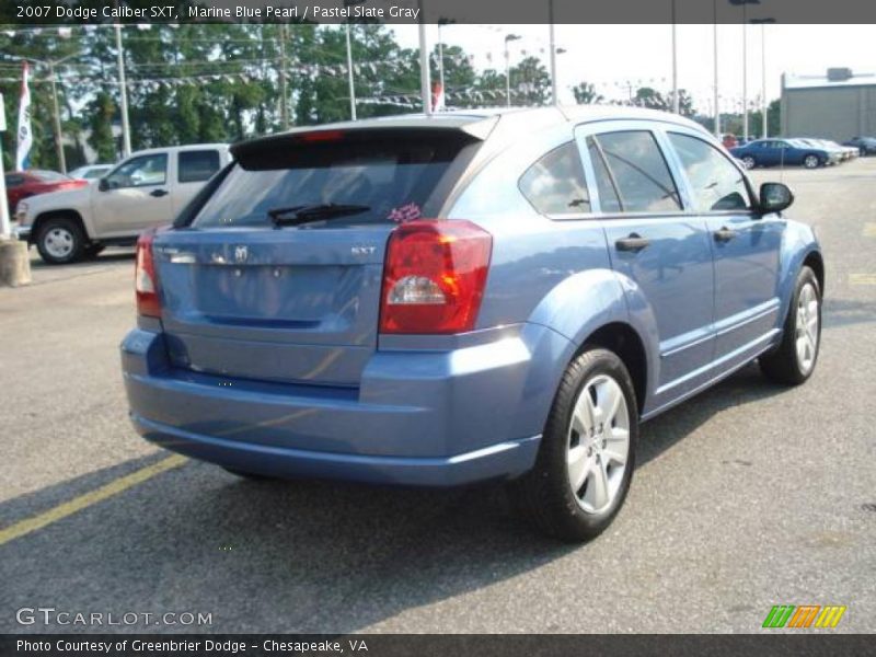 Marine Blue Pearl / Pastel Slate Gray 2007 Dodge Caliber SXT