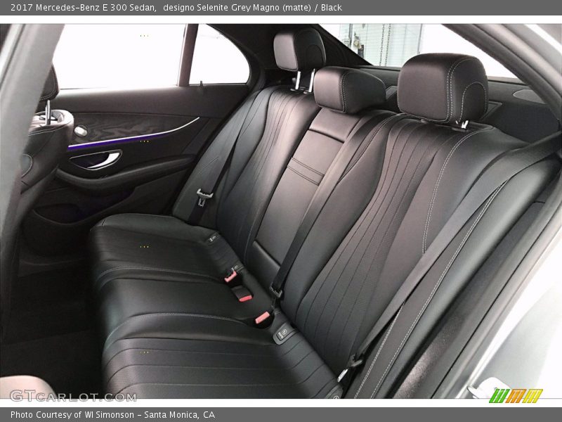 Rear Seat of 2017 E 300 Sedan