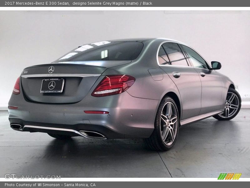 designo Selenite Grey Magno (matte) / Black 2017 Mercedes-Benz E 300 Sedan