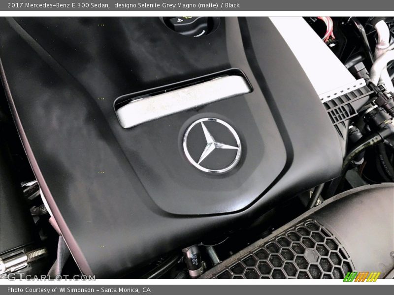 designo Selenite Grey Magno (matte) / Black 2017 Mercedes-Benz E 300 Sedan