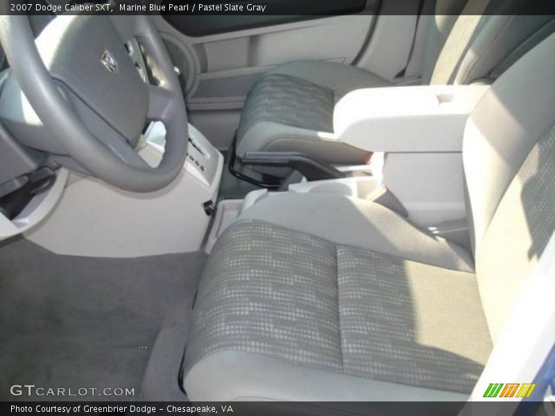 Marine Blue Pearl / Pastel Slate Gray 2007 Dodge Caliber SXT