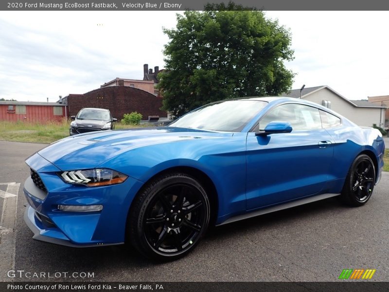 Front 3/4 View of 2020 Mustang EcoBoost Fastback