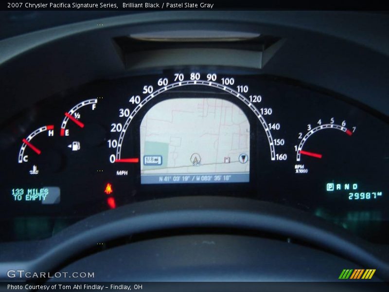 Brilliant Black / Pastel Slate Gray 2007 Chrysler Pacifica Signature Series