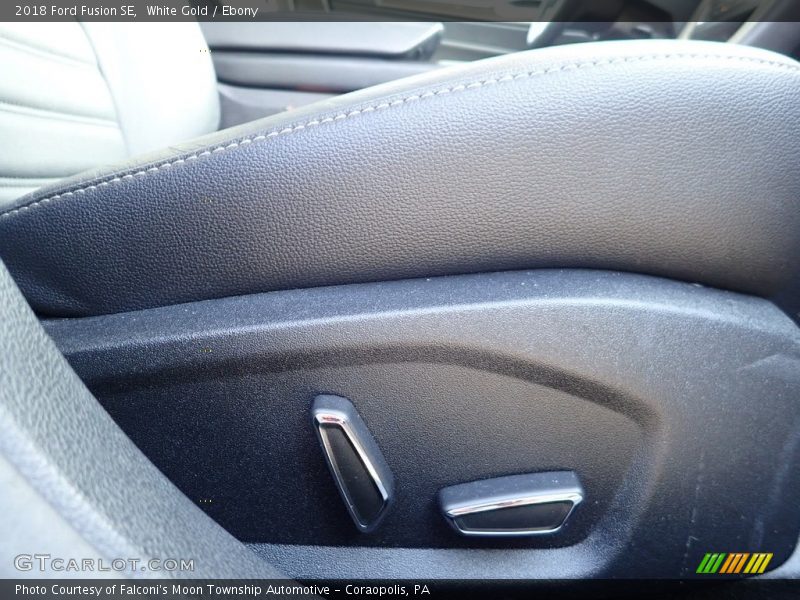 White Gold / Ebony 2018 Ford Fusion SE