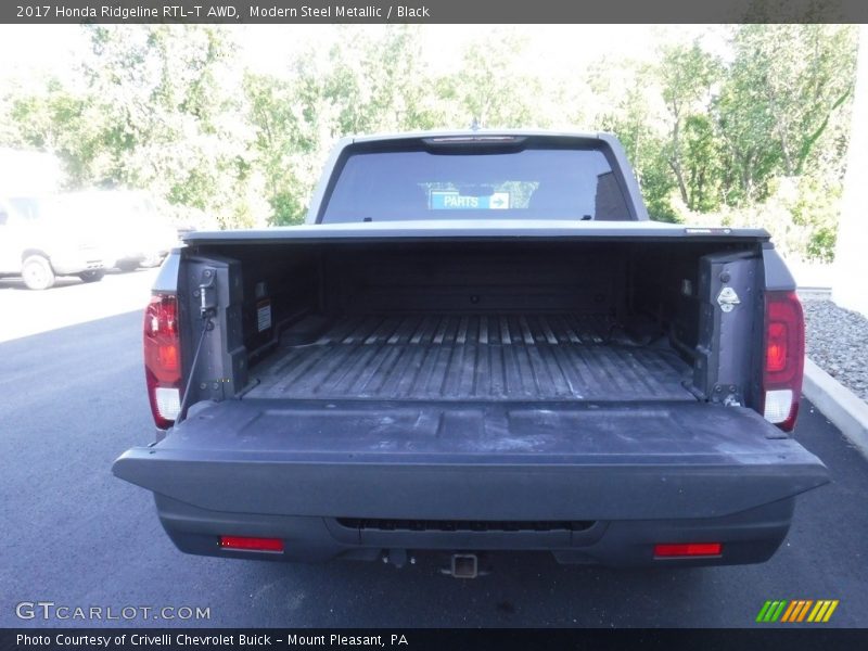 Modern Steel Metallic / Black 2017 Honda Ridgeline RTL-T AWD