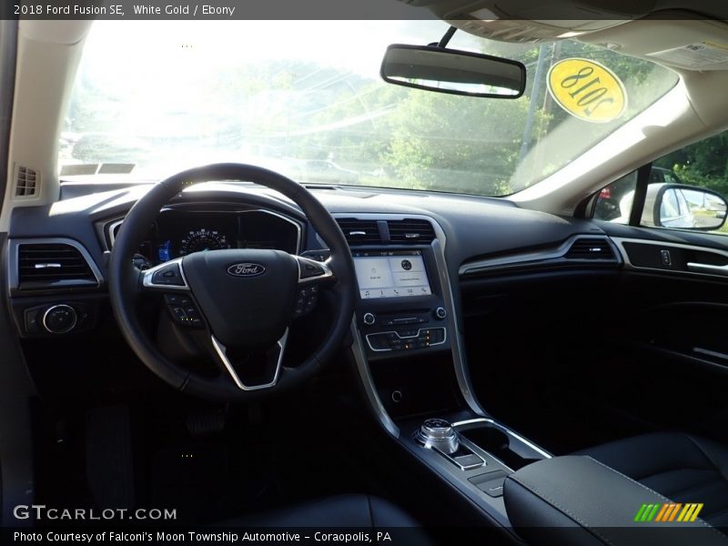 White Gold / Ebony 2018 Ford Fusion SE