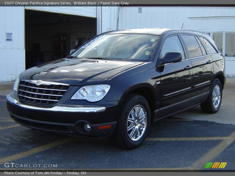 Brilliant Black / Pastel Slate Gray 2007 Chrysler Pacifica Signature Series