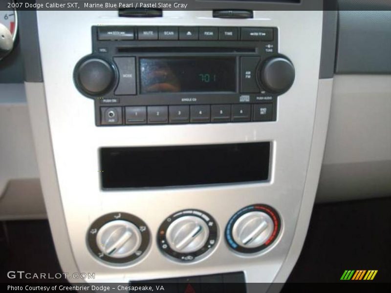 Marine Blue Pearl / Pastel Slate Gray 2007 Dodge Caliber SXT