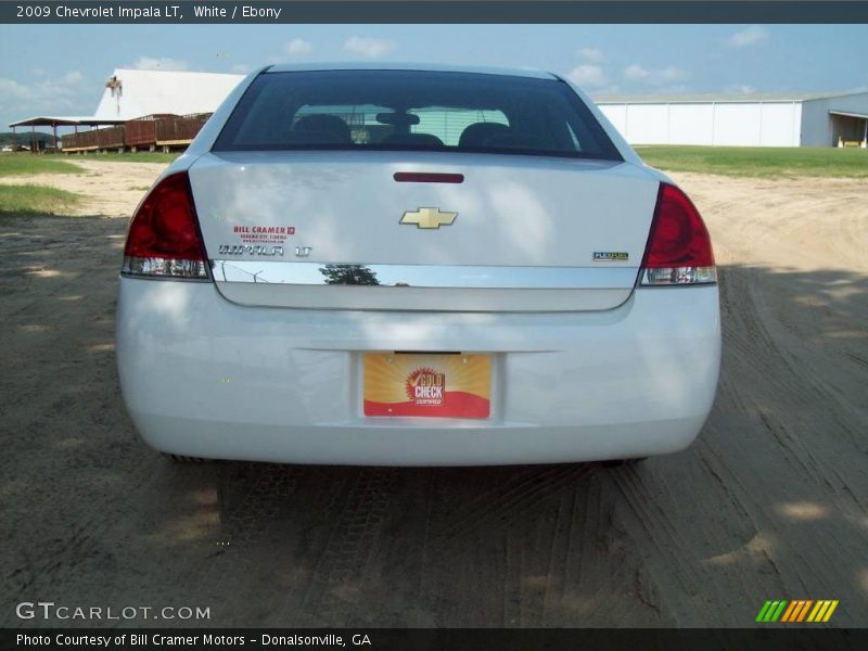White / Ebony 2009 Chevrolet Impala LT