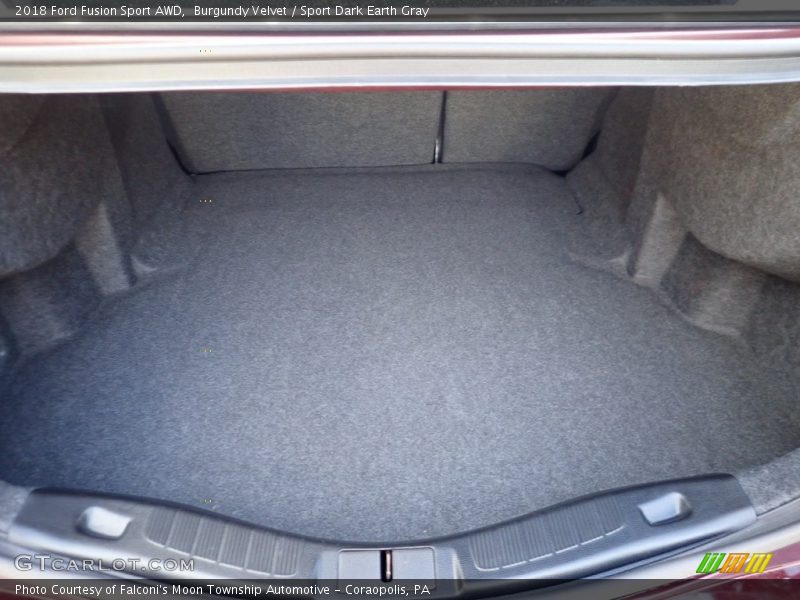Burgundy Velvet / Sport Dark Earth Gray 2018 Ford Fusion Sport AWD
