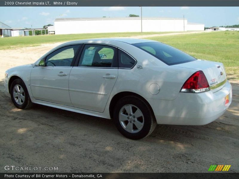 White / Ebony 2009 Chevrolet Impala LT