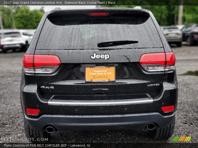 Diamond Black Crystal Pearl / Black 2017 Jeep Grand Cherokee Limited 4x4