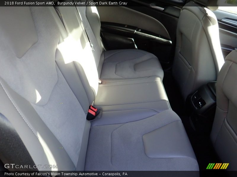 Rear Seat of 2018 Fusion Sport AWD