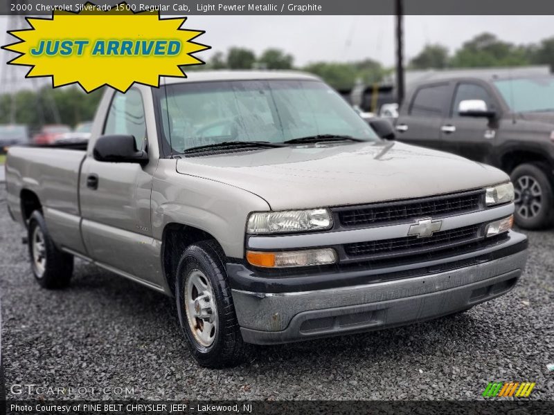 Light Pewter Metallic / Graphite 2000 Chevrolet Silverado 1500 Regular Cab
