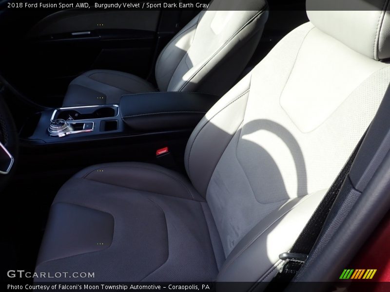 Burgundy Velvet / Sport Dark Earth Gray 2018 Ford Fusion Sport AWD