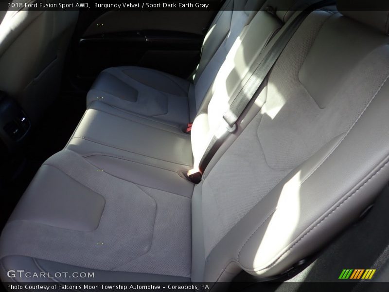 Burgundy Velvet / Sport Dark Earth Gray 2018 Ford Fusion Sport AWD