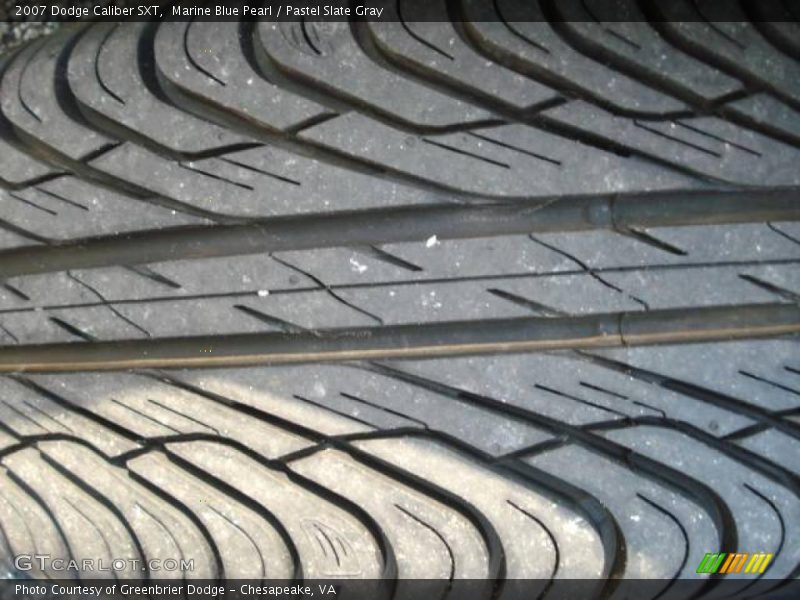 Marine Blue Pearl / Pastel Slate Gray 2007 Dodge Caliber SXT