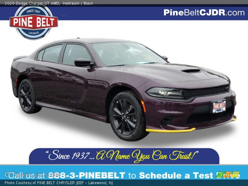 Hellraisin / Black 2020 Dodge Charger GT AWD