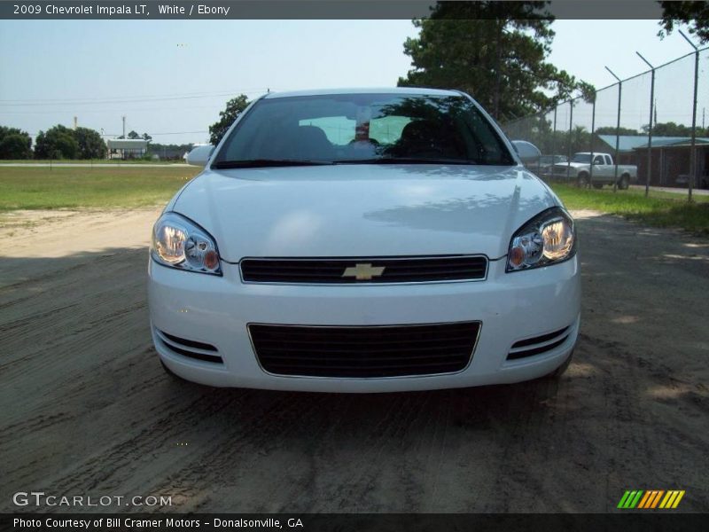 White / Ebony 2009 Chevrolet Impala LT