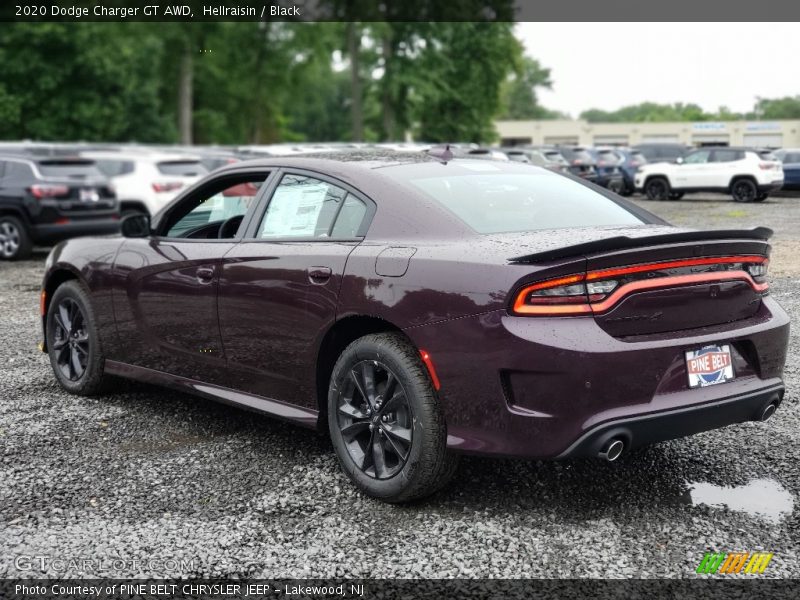 Hellraisin / Black 2020 Dodge Charger GT AWD