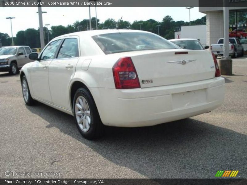Cool Vanilla White / Dark Slate Gray 2008 Chrysler 300 LX