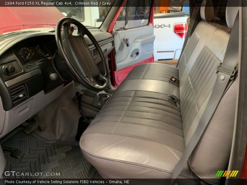  1994 F150 XL Regular Cab 4x4 Grey Interior