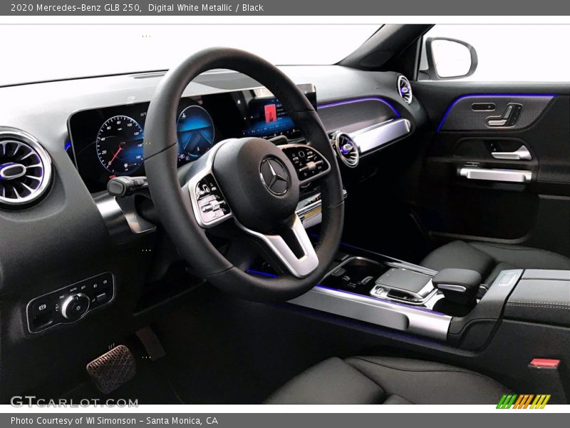 Digital White Metallic / Black 2020 Mercedes-Benz GLB 250