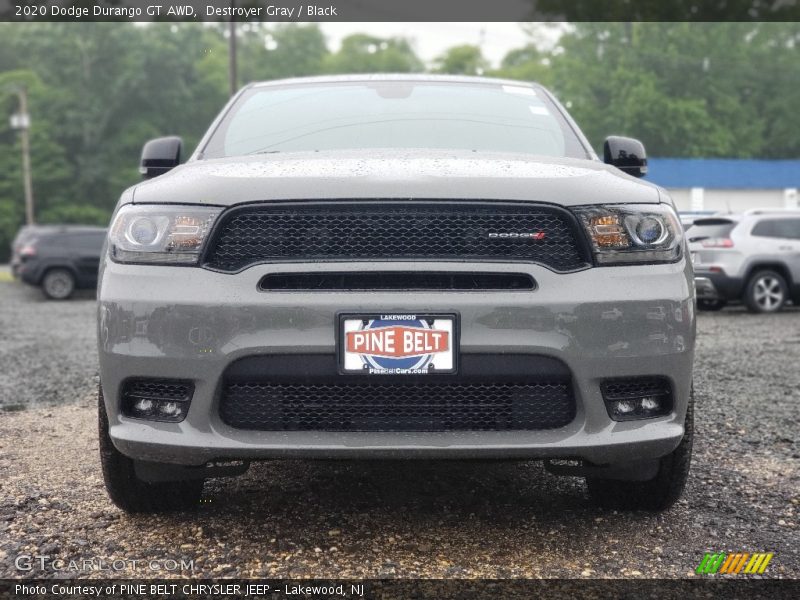 Destroyer Gray / Black 2020 Dodge Durango GT AWD