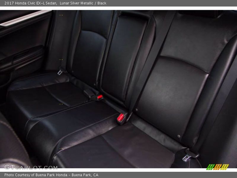 Lunar Silver Metallic / Black 2017 Honda Civic EX-L Sedan