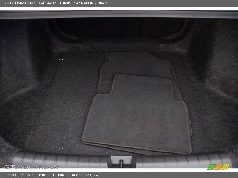 Lunar Silver Metallic / Black 2017 Honda Civic EX-L Sedan