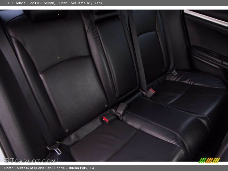 Lunar Silver Metallic / Black 2017 Honda Civic EX-L Sedan