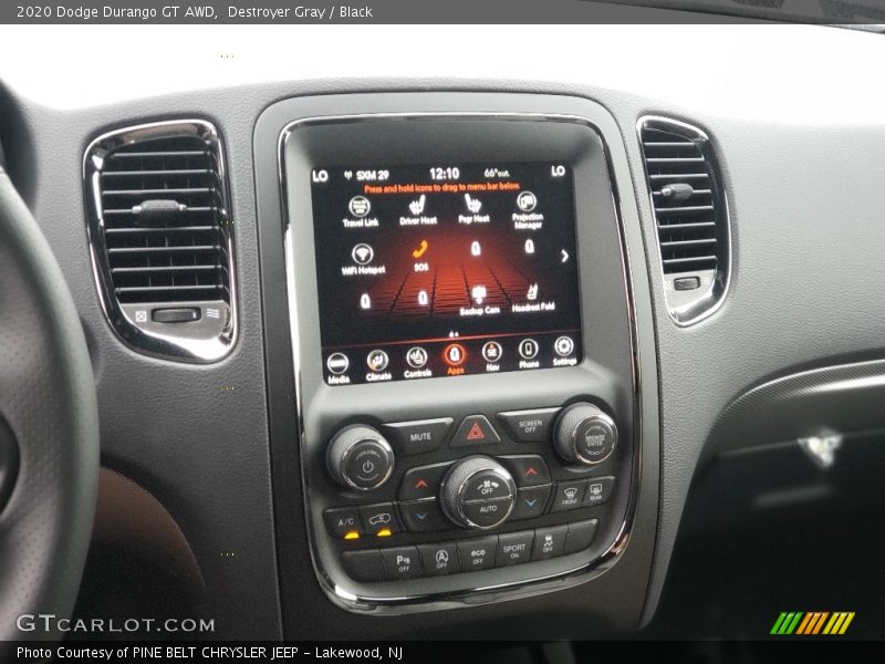 Destroyer Gray / Black 2020 Dodge Durango GT AWD