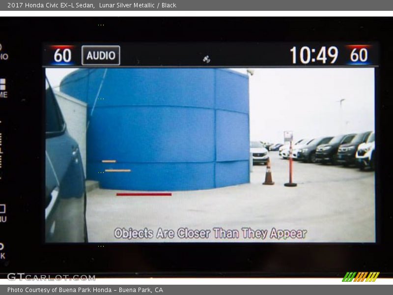 Lunar Silver Metallic / Black 2017 Honda Civic EX-L Sedan