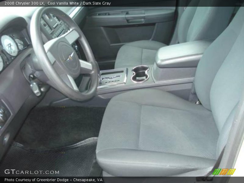 Cool Vanilla White / Dark Slate Gray 2008 Chrysler 300 LX