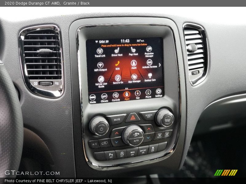 Granite / Black 2020 Dodge Durango GT AWD