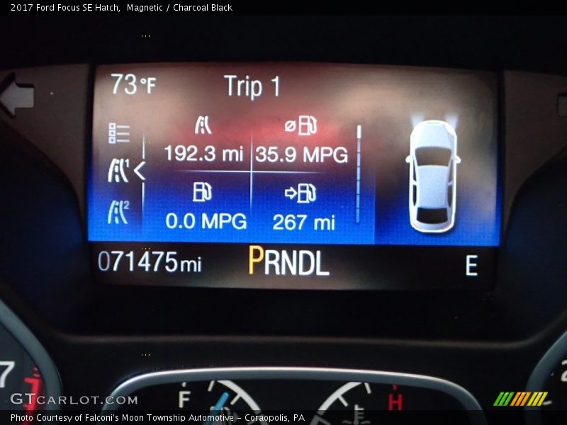 Magnetic / Charcoal Black 2017 Ford Focus SE Hatch