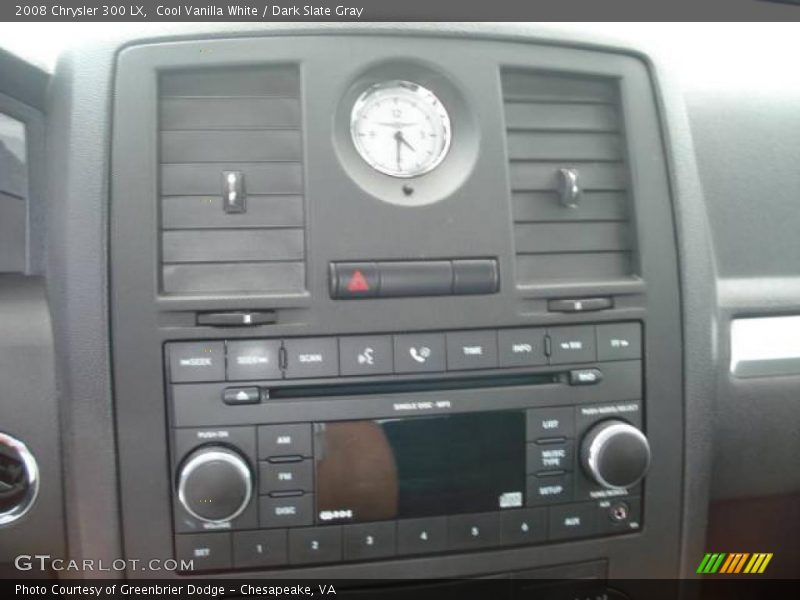 Cool Vanilla White / Dark Slate Gray 2008 Chrysler 300 LX
