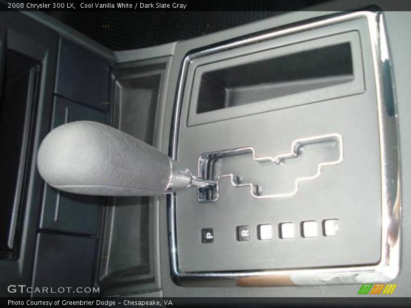Cool Vanilla White / Dark Slate Gray 2008 Chrysler 300 LX
