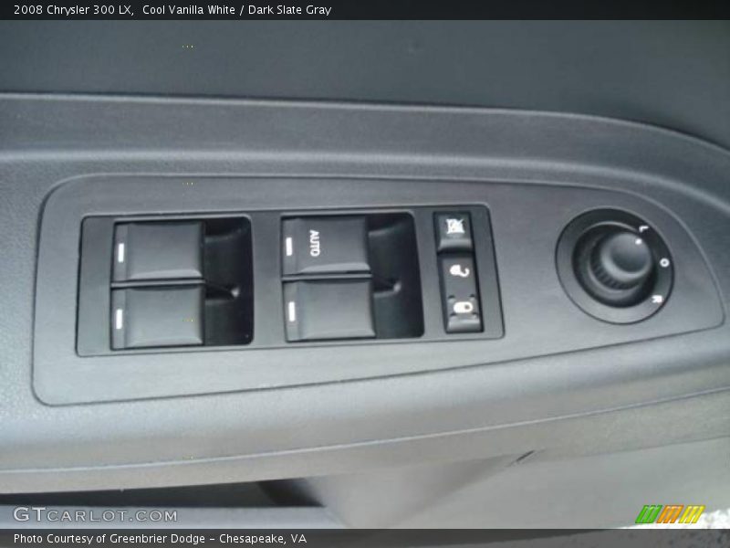 Cool Vanilla White / Dark Slate Gray 2008 Chrysler 300 LX