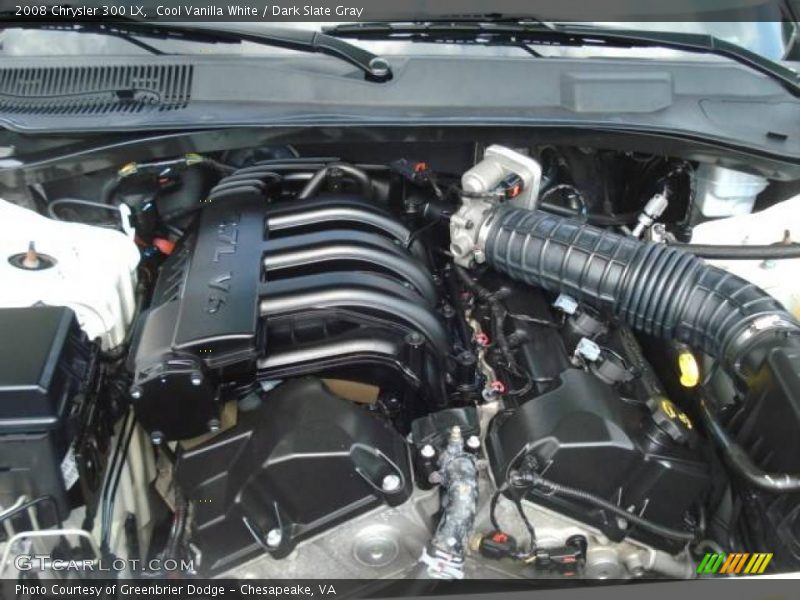 Cool Vanilla White / Dark Slate Gray 2008 Chrysler 300 LX