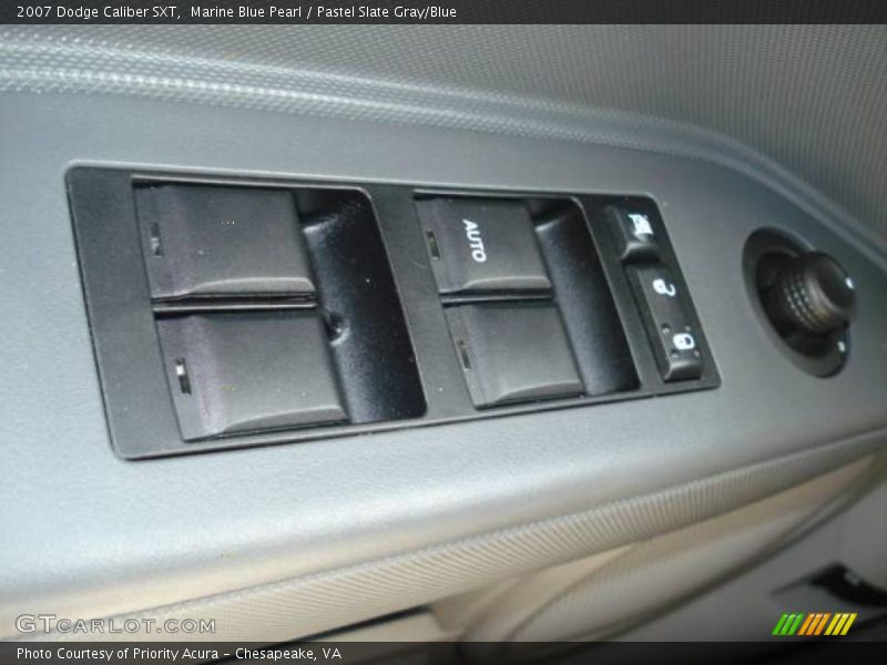 Marine Blue Pearl / Pastel Slate Gray/Blue 2007 Dodge Caliber SXT