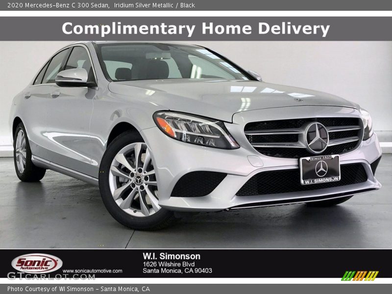 Iridium Silver Metallic / Black 2020 Mercedes-Benz C 300 Sedan