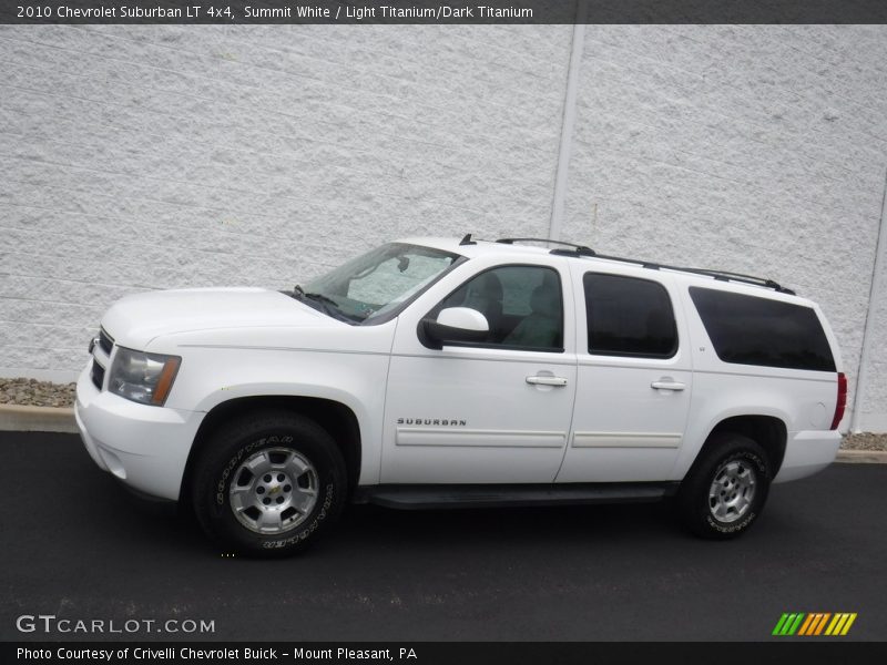 Summit White / Light Titanium/Dark Titanium 2010 Chevrolet Suburban LT 4x4