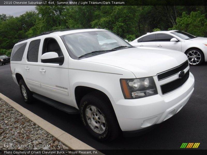 Summit White / Light Titanium/Dark Titanium 2010 Chevrolet Suburban LT 4x4
